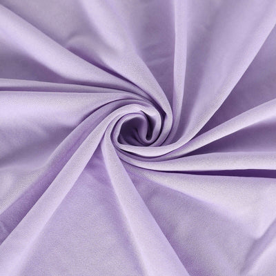 Stretch Spandex Rectangle Tablecloth 6ft Lavender Lilac - Wrinkle Free Fitted Table Cover