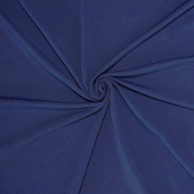 Stretch Spandex Rectangle Tablecloth 6ft Navy Blue - Wrinkle Free Fitted Table Cover