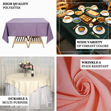 Cinnamon Rose 70 Inch Polyester Square Tablecloth