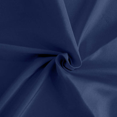 Premium Polyester Square Table Overlay 70"x70" Navy Blue - 220GSM Wrinkle-Resistant Table Topper