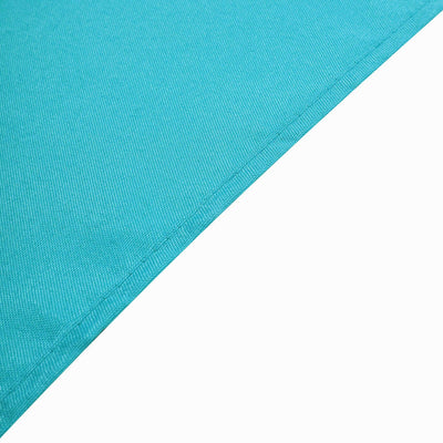Polyester Square Tablecloth 90"x90" Turquoise - Wrinkle-Resistant & Durable Table Cover