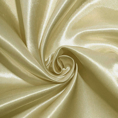 Satin Round Tablecloth 108" Champagne - Smooth & Durable Table Cover