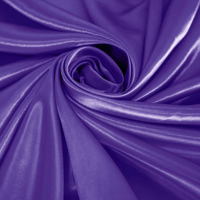 Satin Round Tablecloth 120" Purple - Seamless Table Cover