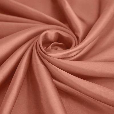 Satin Rectangular Tablecloth 60"x102" Terracotta (Rust) - Wrinkle-Resistant & Durable Table Cover