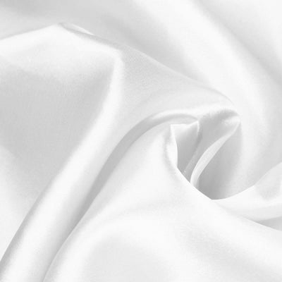 Satin Rectangular Tablecloth 60"x102" White - Wrinkle-Resistant and Durable Table Cover for Exquisite Weddings & Events