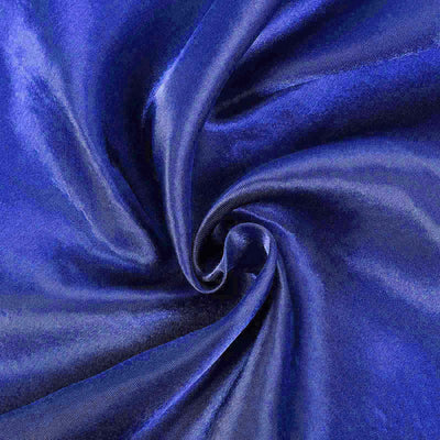 Satin Rectangular Tablecloth 60"x126" Royal Blue - Wrinkle-Resistant & Durable Table Cover