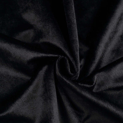 Premium Velvet Rectangle Tablecloth 90"x156" Black - Soft Textured Feel Reusable Seamless Table Cover