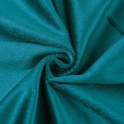 Premium Velvet Rectangle Tablecloth 90"x156" Peacock Teal - Soft Textured Feel Reusable Seamless Table Cover
