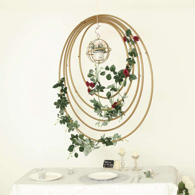 Gold Heavy Duty Metal Hoop Wreath, Floral Hoop 24"