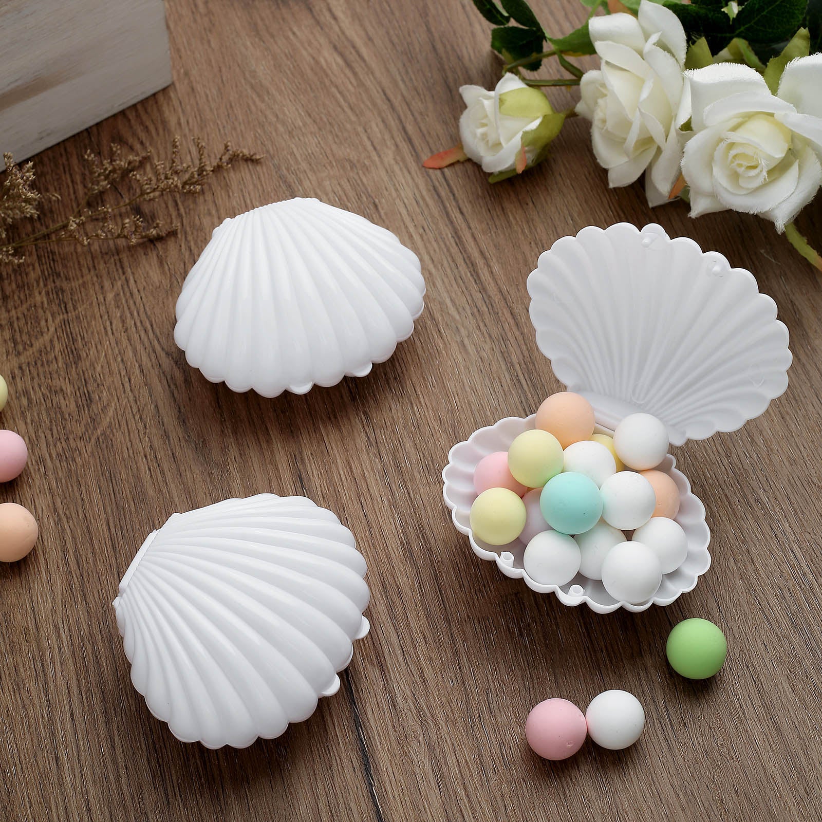Seashell Beach Party Decorations Dinnerware - Beach Seashell Party  Supplies, Sea Shell Plates, Cups, Napkins, Sea Shell Party Tableware For  Birthday