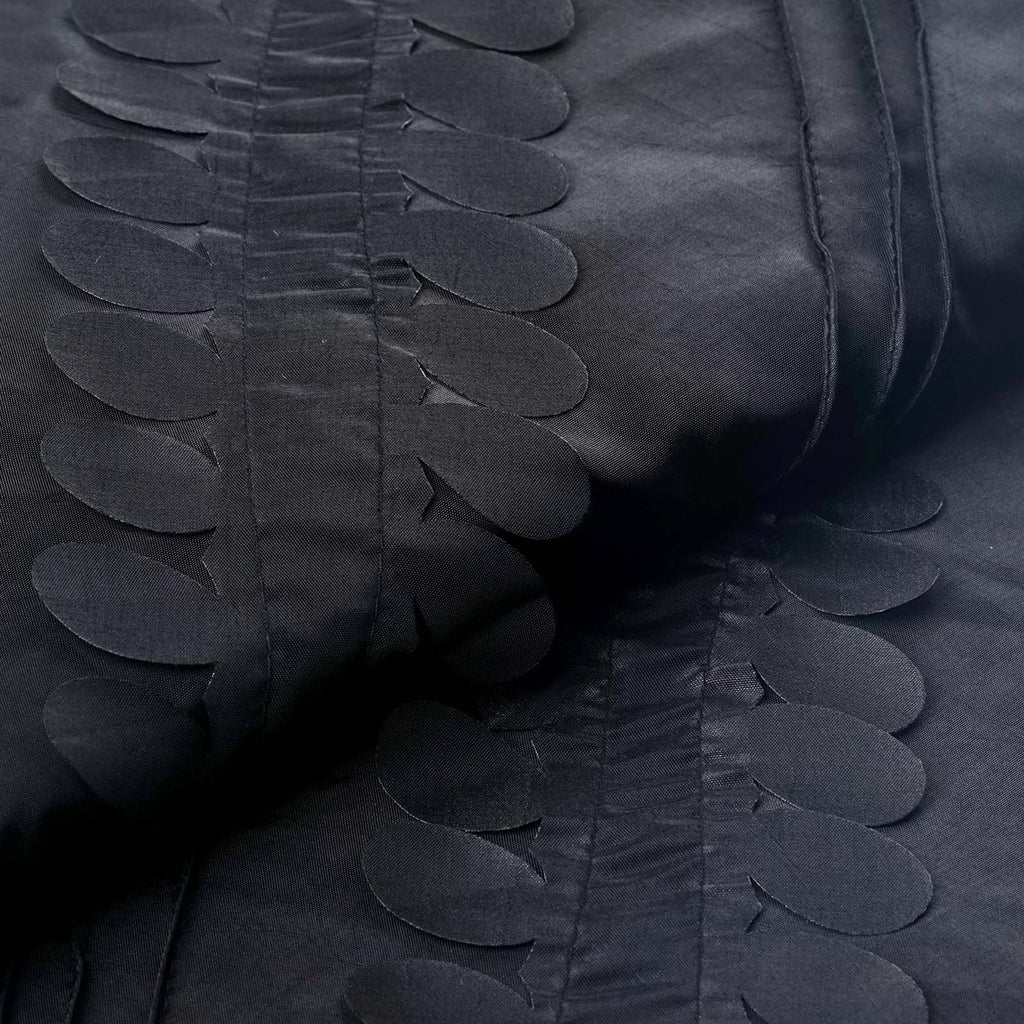 Black Petal Taffeta Fabric 54x5 Yards | eFavormart.com