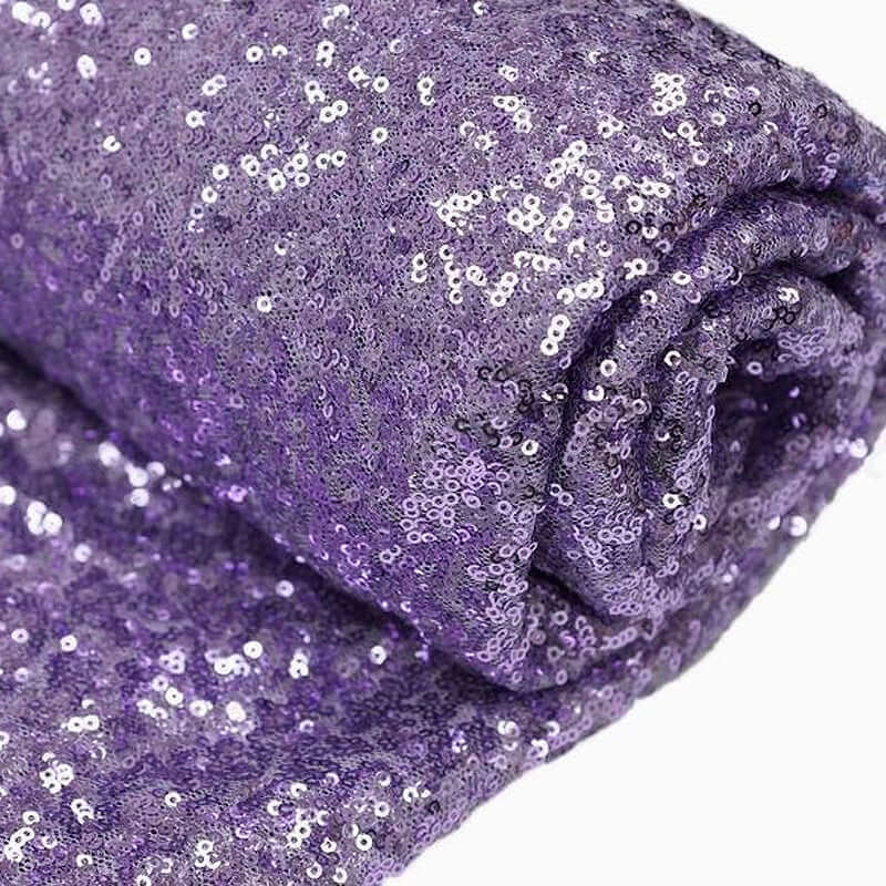 Lavender Lilac Premium Sequin Fabric Bolt | eFavormart.com