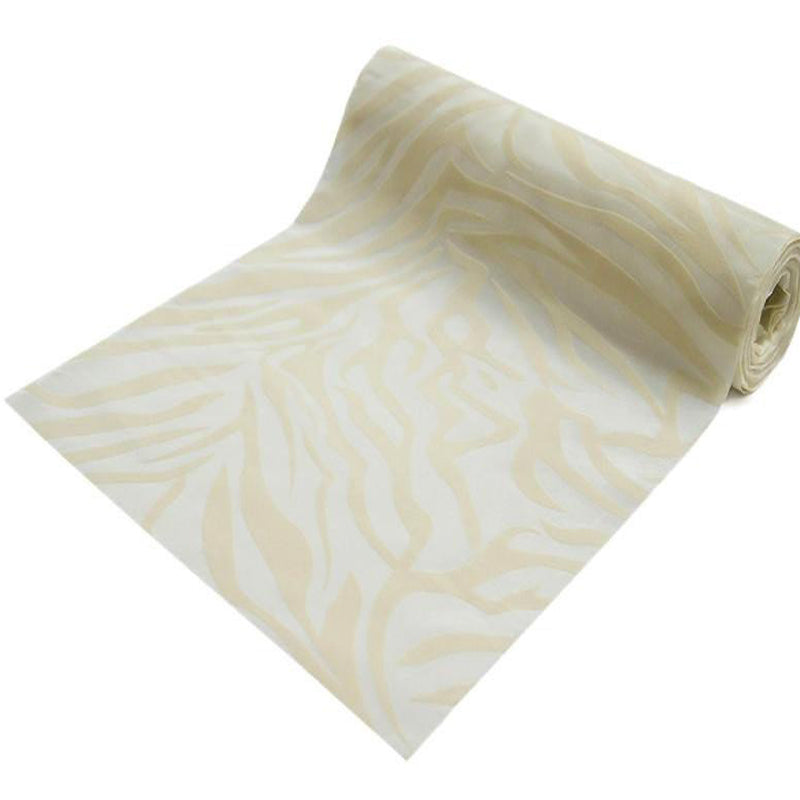 Taffeta Fabric Roll Zebra Print Ivory   Zebra Fabric Animal Print Ivory 1024x1024 