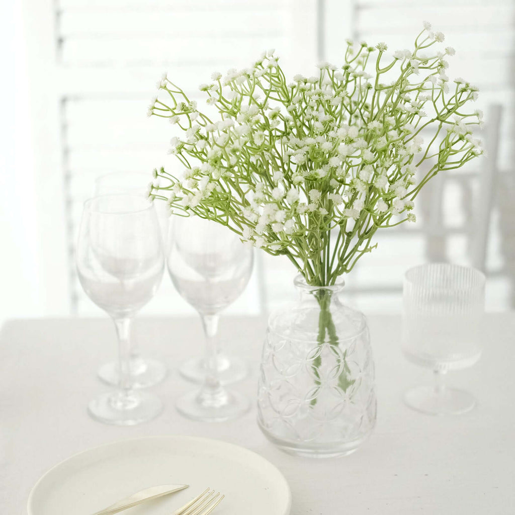 White Artificial Baby's Breath 3 Bushes | eFavormart.com